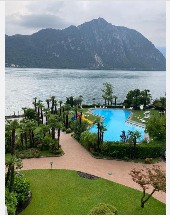 Holiday On The Lake Lugano 4 Bissone Exterior photo